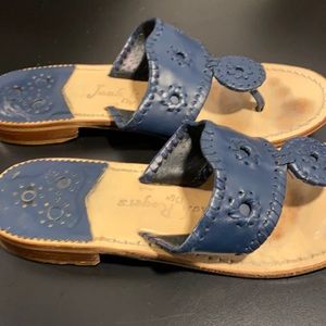 Classic jack rogers navy sandals